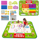 WOOPIE 2in1 Edukacinis vandens kilimėlis &bdquo;Animal Park&ldquo; XXL