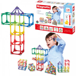 WOOPIE Magnetinių konstruktorių dėlionė, 110 vnt.