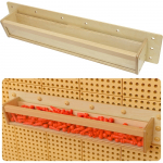 MASTERKIDZ medinis konteineris su permatoma sienele, 80 cm, skirtas STEM lentoms