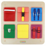 MASTERKIDZ Wooden Flex edukacinė lenta - 6 Ki&scaron;enes