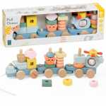 CLASSIC WORLD Montessori medinis traukinukas