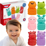 WOOPIE BABY mink&scaron;ti sensoriniai gyvūnai, 6 vnt. rinkinys