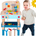 TOOKY TOY Medinis &bdquo;Pasidaryk pats&ldquo; dirbtuvių stalas