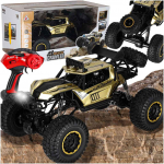 RC automobilis Rock Crawler 2.4GHz 1:8 51cm aukso spalvos
