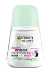 Garnier Mineral Deodorant roll-on Invisible Protection 48h Gėlių prisilietimas - Juoda, Balta, Spalvos 50ml