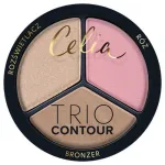 CELIA Trio Contour Powder veido kontūravimo rinkinys 01