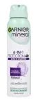 Garnier Mineral Deodorant spray 6in1 Apsauga 48h Gėlių Gaiva - Oda+Drabužiai 150ml