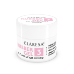 CLARESA Rubber Gel Gel nagams statyti ir pratęsti 03 - 90 g