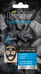 Bielenda Carbo Detox Black Charcoal valomoji kaukė sausai ir jautriai odai 8g