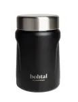 Bohtal Insulated Food Jar, Black - 550 ml - SmartShake