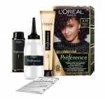 LOREAL Preference plaukų dažai 3.12 - Intensyvi &scaron;alta tamsiai ruda 1 vnt.