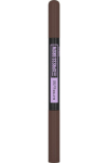 MAYBELLINE Express Brow Satin Duo dvipusis antakių pie&scaron;tukas Nr. 04 Tamsiai rudas 1 vnt.