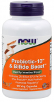 Probiotic-10 & Bifido Boost - 90 vcaps - NOW Foods