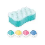 Top Choice Bath sponge "butterfly" 4 spalvų mi&scaron;inys 30406