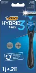 Bic System Hybrid Flex 3 Skustuvas Pakuotėje 1 vnt.