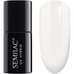SEMILAC Hybrid Nail Polish 001 Stiprus Baltas - 7 ml