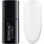 SEMILAC Hybrid Nail Polish 001 Stiprus Baltas - 7 ml