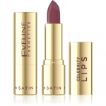 EVELINE Celebrity Lips Creamy lūpų dažai su satino efektu Nr. 602