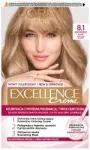 LOREAL Excellence Creme Plaukų dažai 8.1 &Scaron;viesiai pelenų blondinė