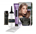LOREAL Preference plaukų dažai 7.1 pelenų rudas 1 vnt.