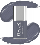 SEMILAC One Step Glossy 3in1 Nail Hybrid Varnish S185 Stone Grey 7ml