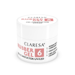CLARESA Rubber Gel Gel nagams statyti ir pratęsti 06 - 45 g
