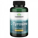L-Tyrosine - L-tirozinas - 500 mg - N100 - Swanson