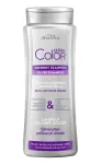 Joanna Ultra Color Silver &scaron;ampūnas plaukams, pa&scaron;alinantis gelsvą atspalvį - sidabriniai ir pelenų atspalviai &scaron;viesiems plaukams 400ml
