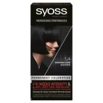 Schwarzkopf Syoss Plaukų dažai mėlynas juodas Nr. 1-4 1 vnt.