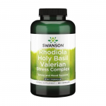 Rhodiola Holy Basil Valerian Stress Complex - 180 caps - Swanson