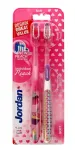 Jordan Duo Individual Reach Soft Toothbrush - mink&scaron;tas dantų &scaron;epetėlis - spalvų mi&scaron;inys 1 pakuotė-2 vnt.