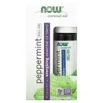 Essential Oil Roll-On, Peppermint - 10 ml - NOW Foods