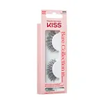 KISS pcs. eyelashes Bare Collection KAR04, 1 pora ir blakstienų klijai Neto svoris 1g (0.035 oz.)