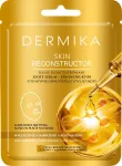DERMIKA SKIN RECONSTRUCTOR Highly concentrated golden serum &ndash; a reconstructor that intensively rejuvenates the appearance of the skin. A luxurious active sheet mask for the face.
