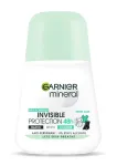 Garnier Mineral Deodorant roll-on Invisible Protection 48h Gaivus Aloe - Juodas,Baltas,Spalvos 50ml