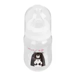 AKUKU kūdikių maitinimo buteliukas - Juodasis lokys 125ml
