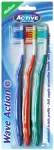 Beauty Formulas Active Oral Care Wave Action Toothbrush medium 1 pak - 3 vnt.