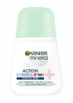 Garnier Mineral Deodorant roll-on Action Control + Klini&scaron;kai I&scaron;bandyta 96h 50ml