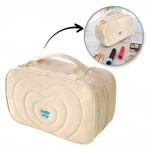 ECARLA Quilted cosmetic bag - trunk with handle KS132K