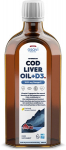 Norwegian Cod Liver Oil + D3, 1000mg Omega 3 (Lemon) - 250 ml - Osavi