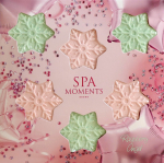 SPA MOMENTS Set of effervescent bath bombs &ndash; Snowflakes with the scent of angelic raspberry