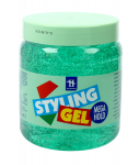 Hegron Styling Hair Modeling Gel 500ml mega laikymas žalias