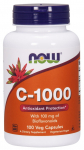 Vitamin C-1000 with 100mg Bioflavonoids - 100 vcaps - NOW Foods