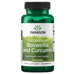 Boswellia and Curcumin - Bosvelija ir Ciberžolė - 300 mg - N60 - Swanson