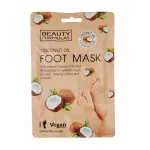 BEAUTY FORMULAS Foot Mask Pėdų kaukė su kokosų aliejumi - 1 pora