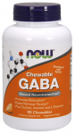 GABA Chewable with Taurine, Inositol and L-Theanine - 90 chewables - NOW Foods