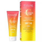 EVELINE Vitamin C 3xAction Drėkinantis - Apsauginis Dieninis Kremas SPF50 30ml