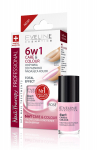 Eveline Nail Therapy Lacquer kondicionierius 6in1 Priežiūra ir Spalva Rožinė 5ml
