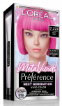 LOREAL PREFERENCE Metavivids plaukų dažai 7.222 ROŽINIS