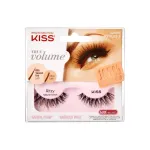 KISS True Volume False Eyelashes - Ritzy (natūraliai juoda) 1 pakuotė.